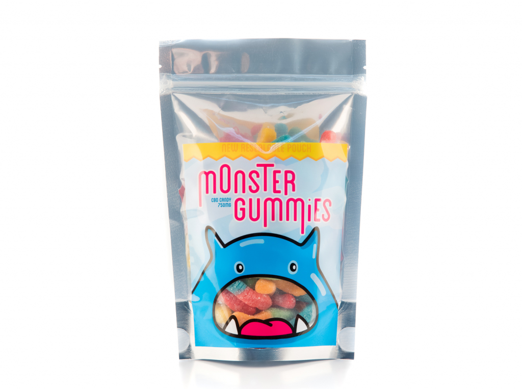 Clear Gloss Labels - Monster Gummies