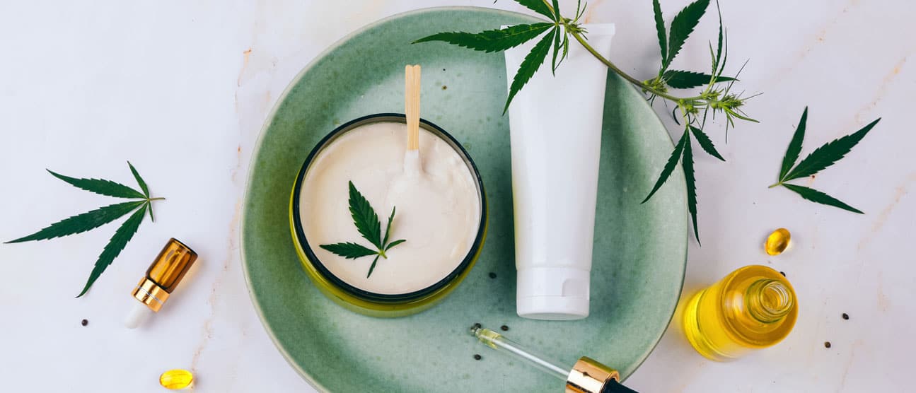 Cannabis skincare products